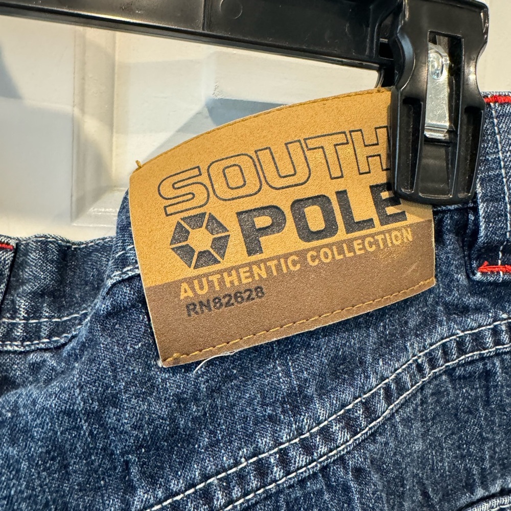 Southpole Baggy Cargo Jeans Men’s Wide Leg Utility Denim Y2K Streetwear Skater - Picture 3 of 9